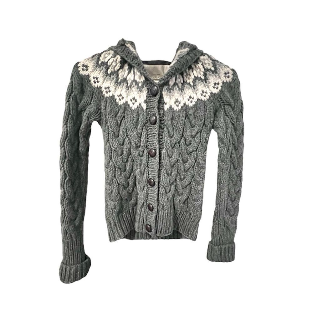 Abercrombie & Fitch Icelandic Hoodie Cardigan